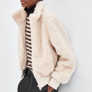 Zara Teddy Bomber Jacket
